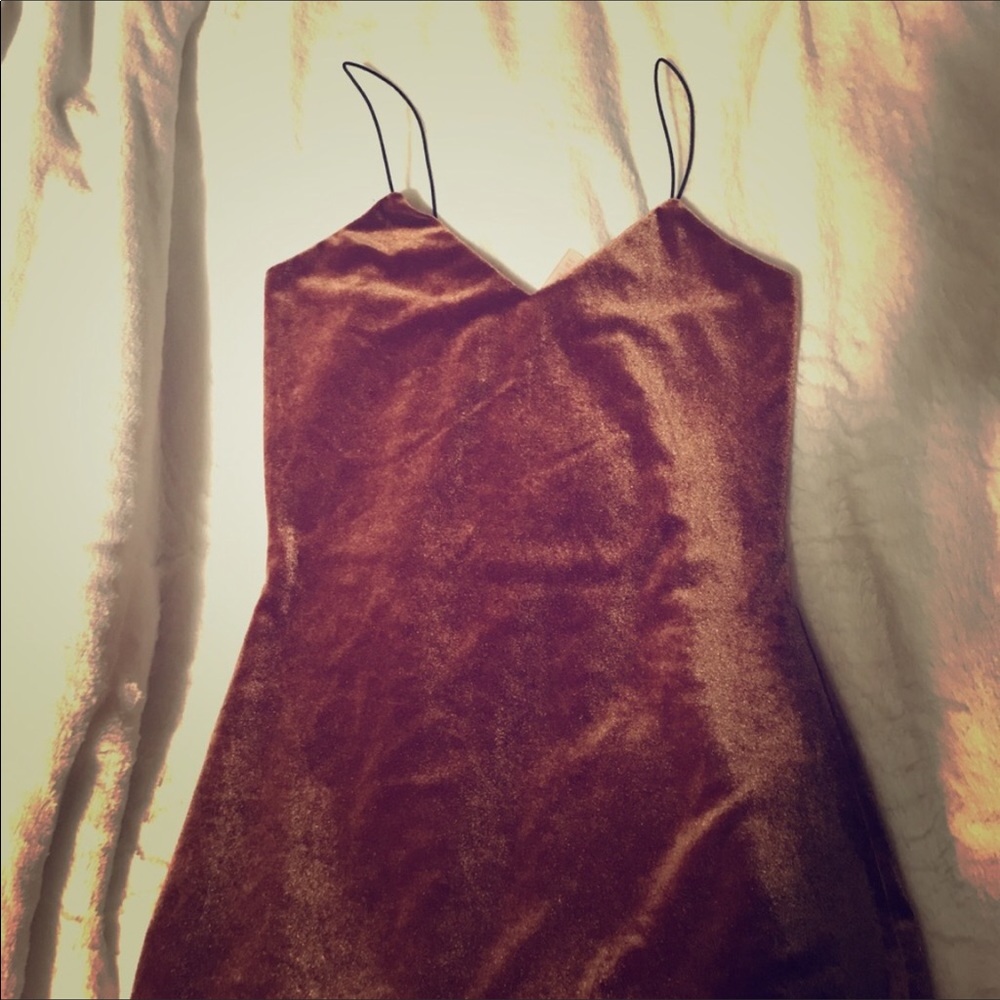 Velvet Midi Dress